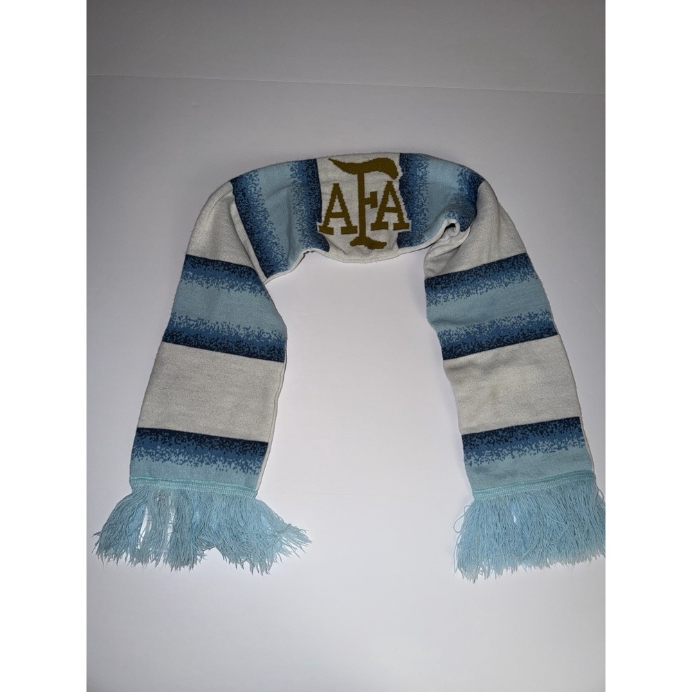 Adidas Argentina 2026 Scarf Blue White Gold Soccer World Cup Team Sports Soft